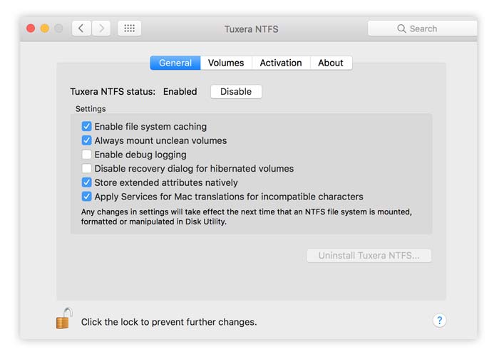 Software Tuxera NTFS mac terbaru