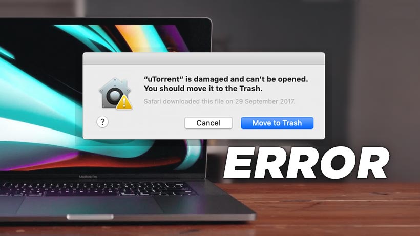 Cara memperbaiki error App is damaged can't be opened